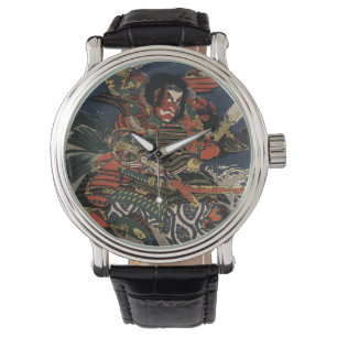 Reloj De Pulsera Los guerreros samurai Tadanori y Noritsune