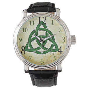 Reloj De Pulsera Los hombres del cielo verde irlandés