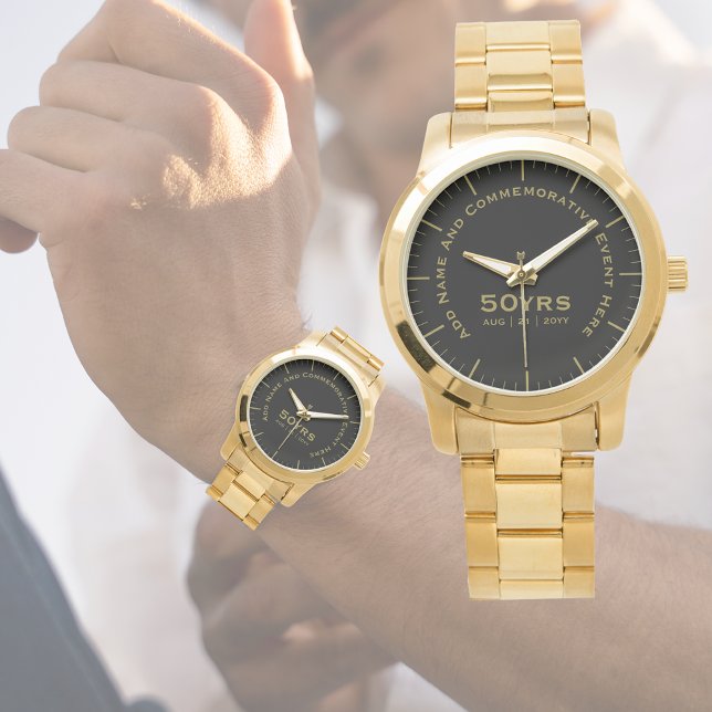 Reloj De Pulsera Los hombres personalizados observan la jubilación  (Subido por el creador)