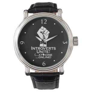 Reloj De Pulsera Los introvertidos se unen, en casa, en línea, dive