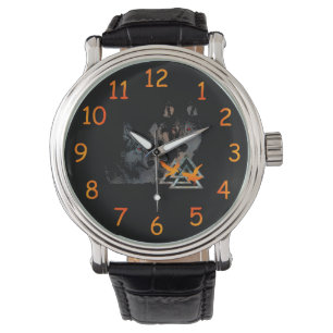 Reloj De Pulsera Los lobos de Odin y los Ravens Watch