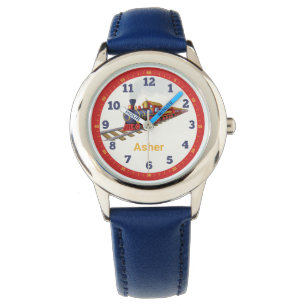 Reloj De Pulsera Los niños de los trenes de vapor personalizados ap