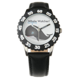 Reloj De Pulsera Los niños vigilan "Spouting Whale Watcher"