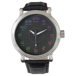 Reloj De Pulsera Los números tailandeses personalizables observan l