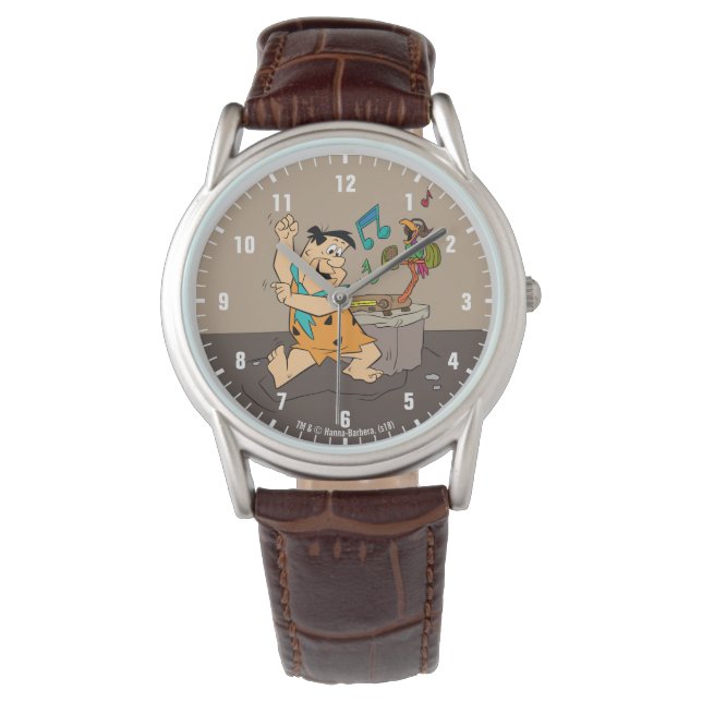 Reloj De Pulsera Los Picapiedra | Baile Fred Flintstone (Anverso)