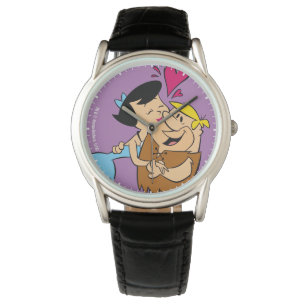 Reloj De Pulsera Los Picapiedra   Betty Kissing Barney