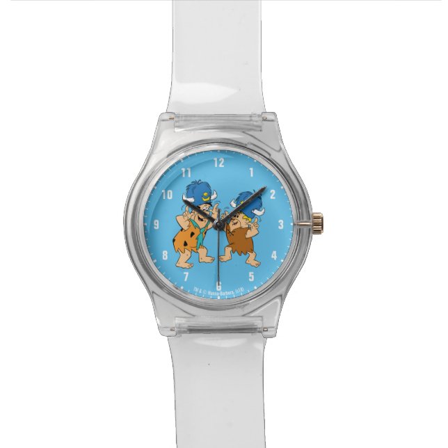 Reloj De Pulsera Los Picapiedra | Buffaloes de agua Fred y Barney (De cerca)