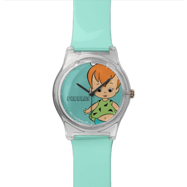 Reloj De Pulsera Los Picapiedra | Flintstone Pebbles (De cerca)