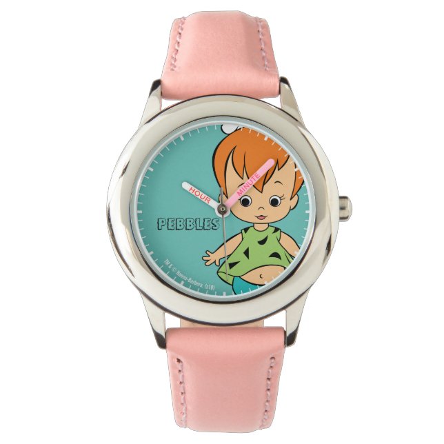 Reloj De Pulsera Los Picapiedra | Flintstone Pebbles (Anverso)