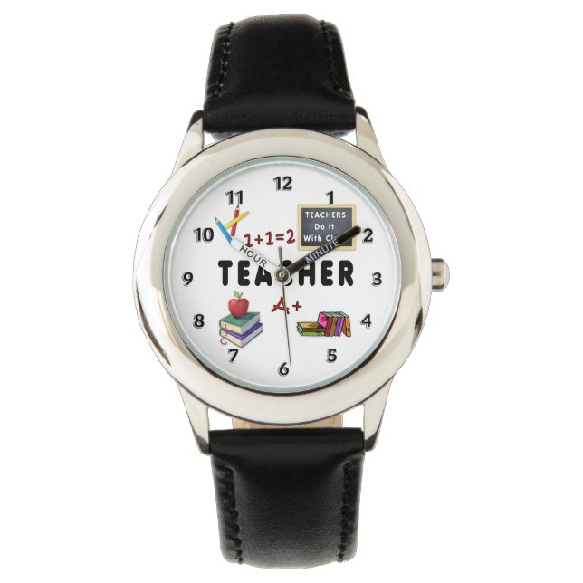 Reloj De Pulsera Los profesores lo hacen con clases (Anverso)