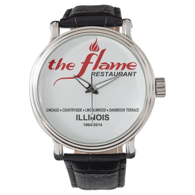 Reloj De Pulsera Los restaurantes de llama de Illinois (Anverso)
