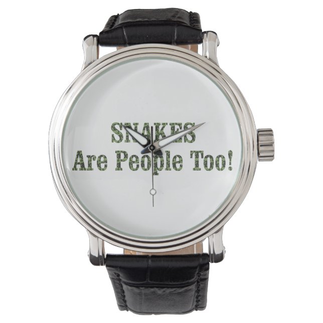 Reloj De Pulsera ¡Los SNAKES También Son Gente! (Anverso)