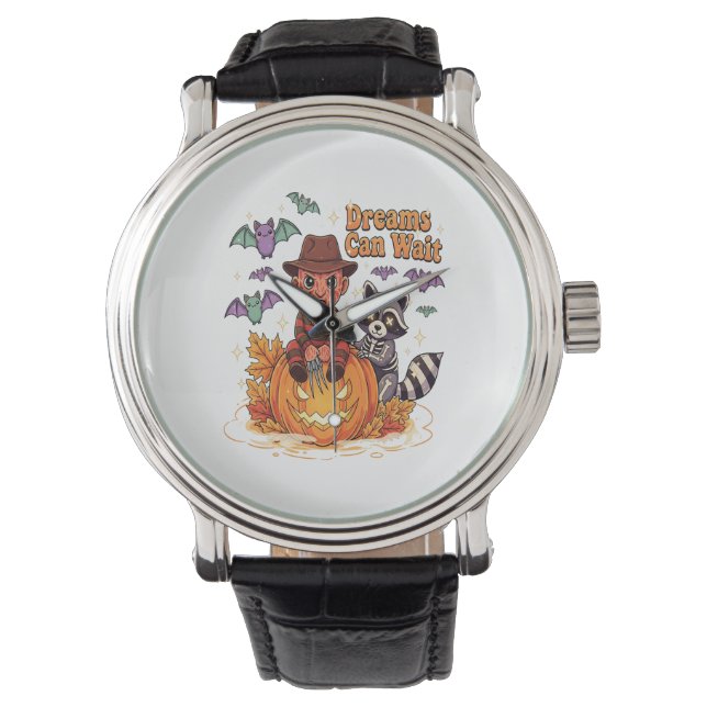 Reloj De Pulsera Los sueños de halloween pueden esperar al monstruo (Anverso)