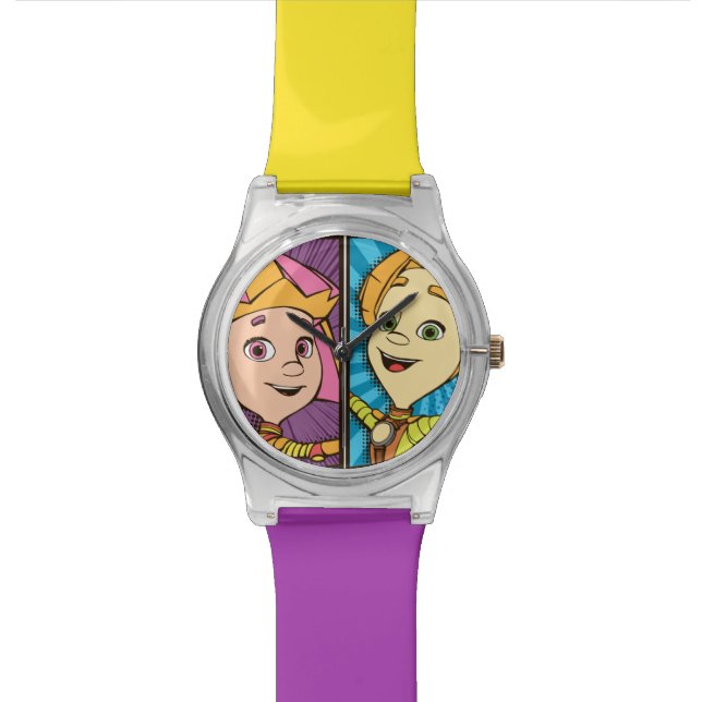 Reloj De Pulsera Los tebeos de Fixies el | Fixie - Simka y Toola (De cerca)