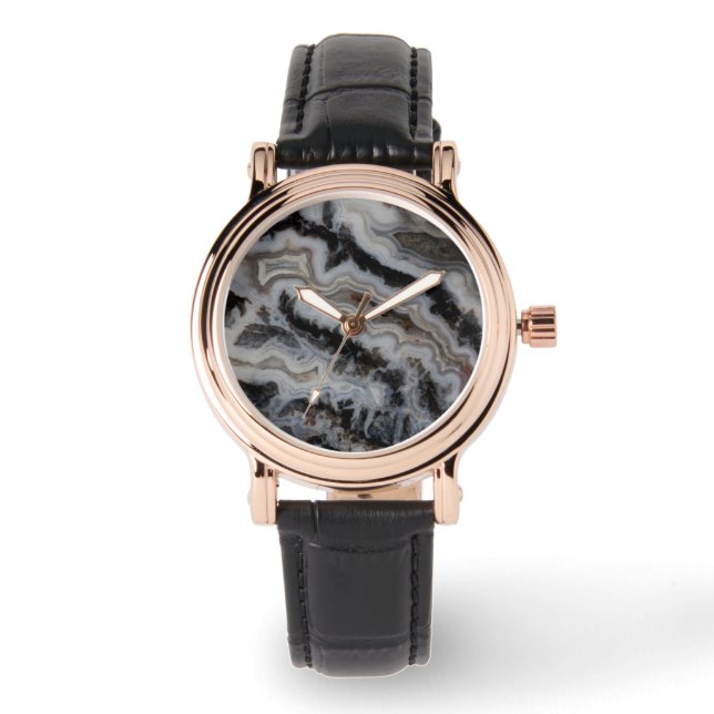 Reloj De Pulsera Losa mixta de jaspe ágata (Anverso)
