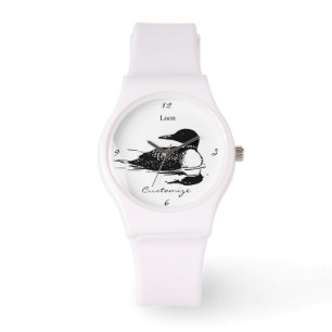 Reloj De Pulsera Lote Natación Bird Art Thunder_Cove