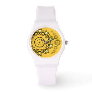 Reloj De Pulsera Lotus Mandala (Henna)