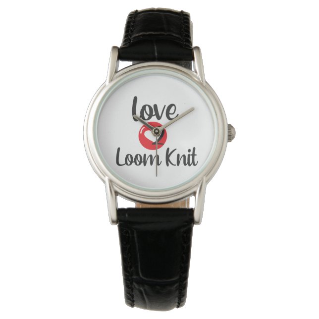 Reloj De Pulsera Love 2 Loom Knit (Anverso)