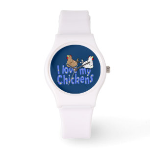Reloj De Pulsera Love Chickens Watch