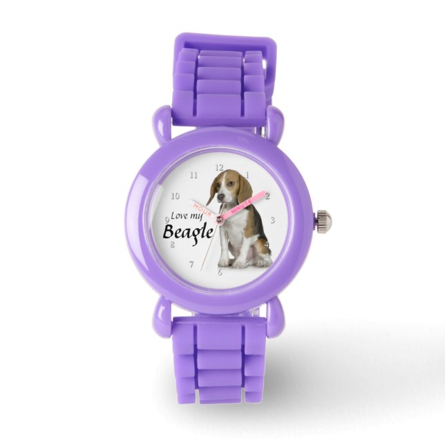 Reloj De Pulsera Love My Beagle Watch (Anverso)