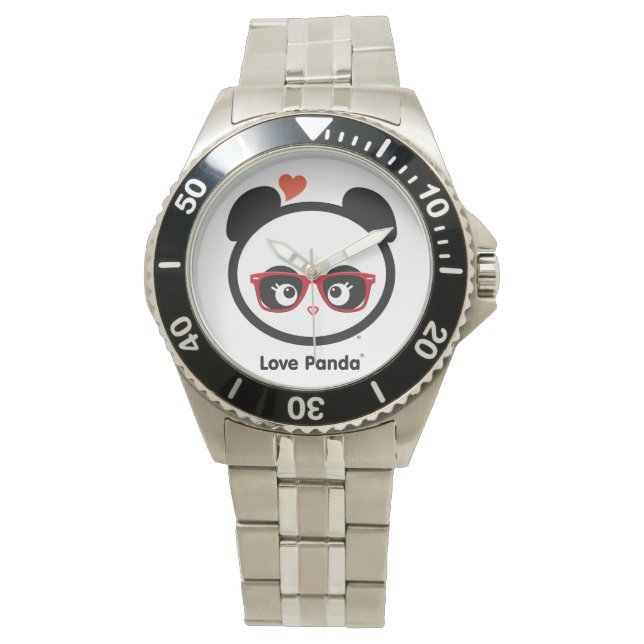 Reloj De Pulsera Love Panda® (Anverso)