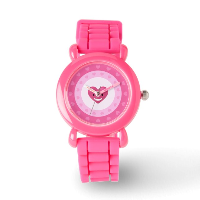 Reloj De Pulsera Love Pink (Anverso)