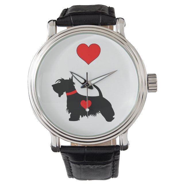 Reloj De Pulsera Love Scottish dog watch (Anverso)