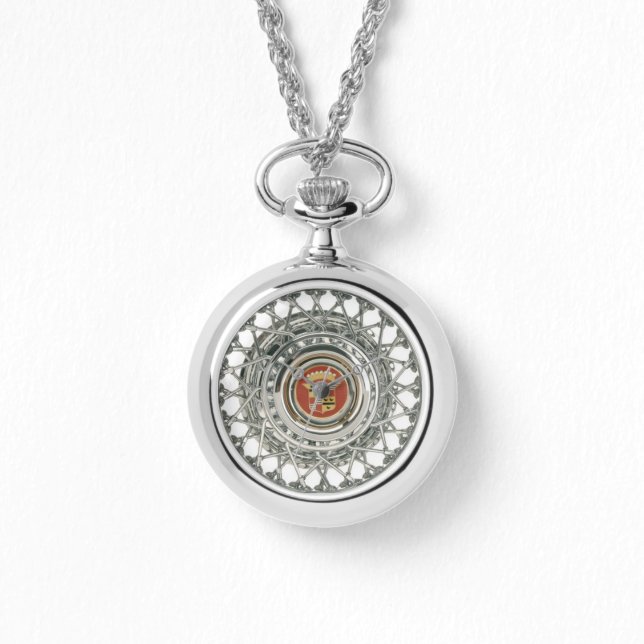 Reloj De Pulsera Lowrider Cadillac Caddy Wire Wheels Rims (Anverso)