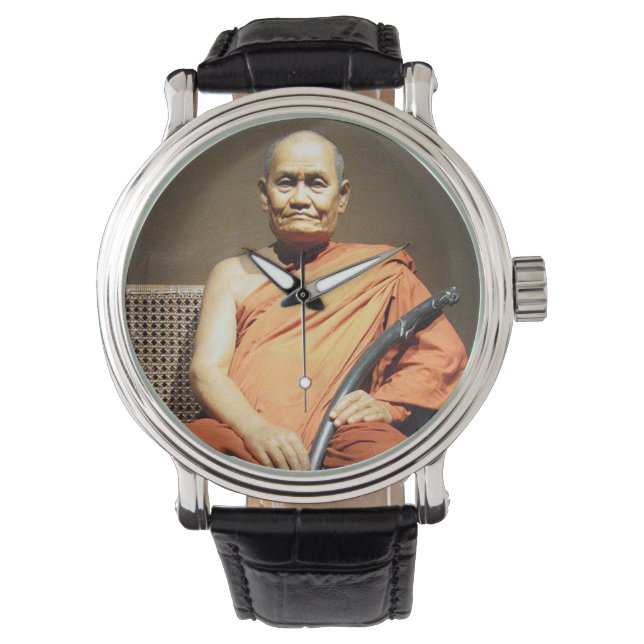 Reloj De Pulsera Luang Poo Cha Subhaddho ... Monje budista (Anverso)