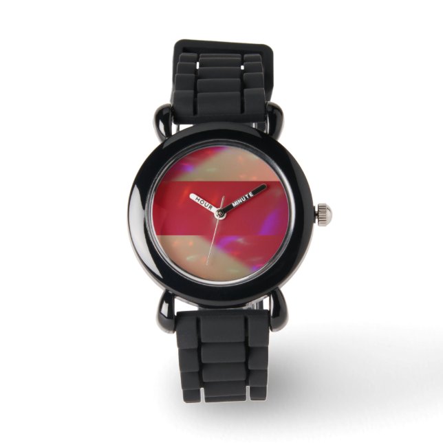 Reloj De Pulsera luces brillantes rayas (Anverso)