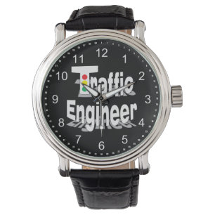 Reloj De Pulsera Luces de Ingeniero de Tráfico