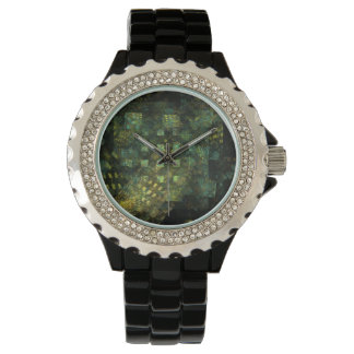 Reloj De Pulsera Luces en la ciudad Resumen arte
