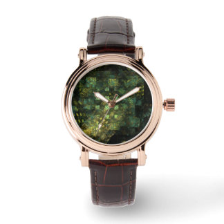 Reloj De Pulsera Luces en la ciudad Resumen arte