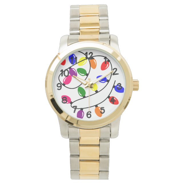 Reloj De Pulsera Luces entrelazadas (Anverso)