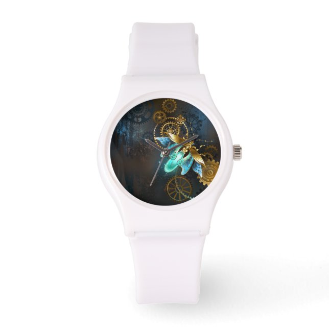 Reloj De Pulsera Luciérnaga de Steampunk (Anverso)