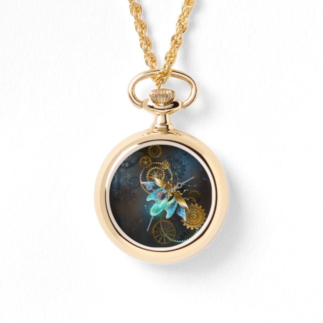 Reloj De Pulsera Luciérnaga de Steampunk (Anverso)