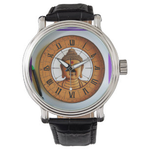Reloj De Pulsera Lucky Buddha Leather Watch