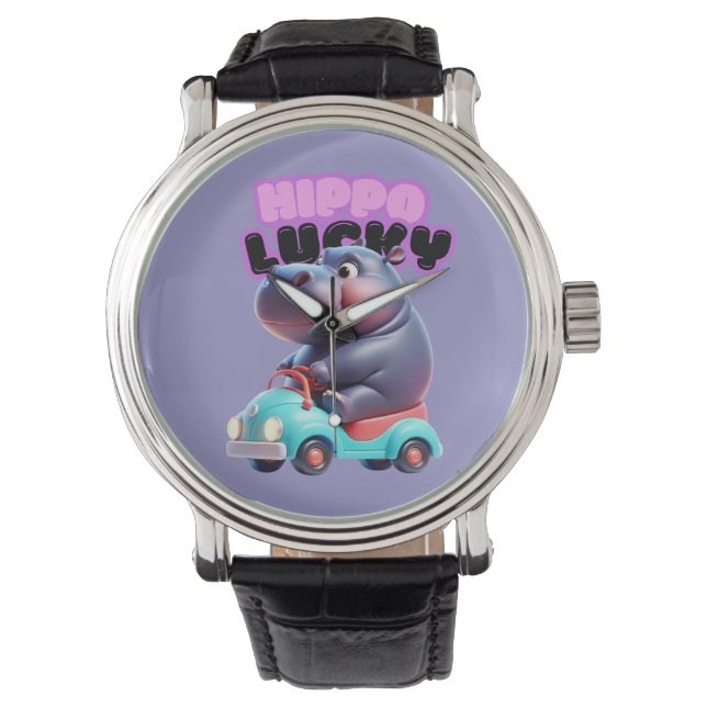 Reloj De Pulsera Lucky Hippo Smart Watch (Anverso)