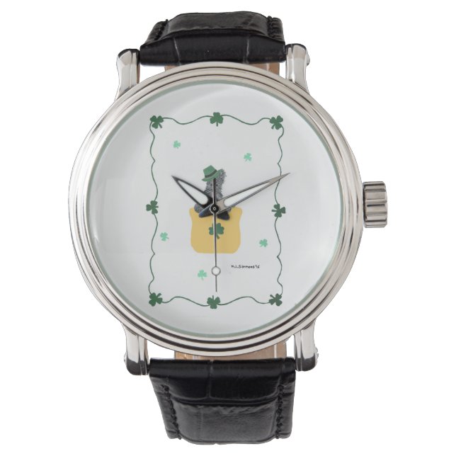 Reloj De Pulsera Lucky Shamrock Scottie (Anverso)