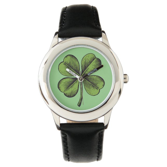 Reloj De Pulsera Lucky Shamrock Watch (Anverso)