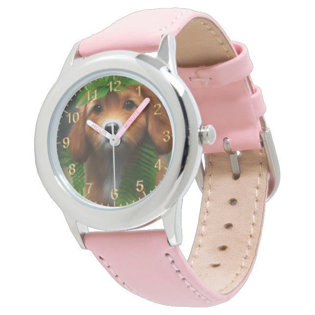 Reloj De Pulsera Lucy El Labrador Puppy, (Angular)