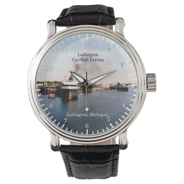 Reloj De Pulsera Ludington Car/Rail Ferries watch (Anverso)