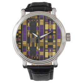 Reloj De Pulsera Lujo Patrimonio Caribeño Africano Multicolor