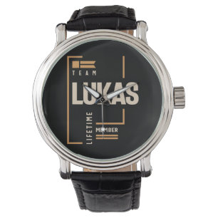 Reloj De Pulsera Lukas Nombre Personalizado - Lukas Funny