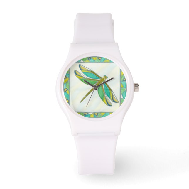 Reloj De Pulsera Luminosa libélula pastel de Vanna Lam (Anverso)