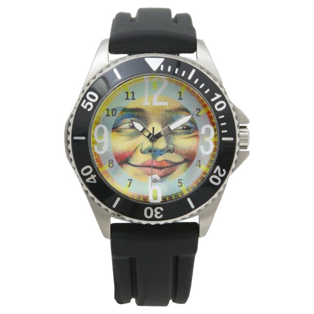 Reloj De Pulsera Luna Azul (Anverso)