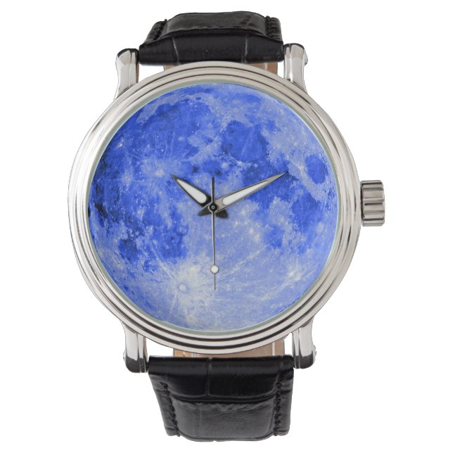 Reloj De Pulsera Luna Azul (Anverso)