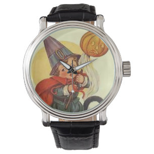 Reloj De Pulsera Luna de Brujas Jack O Lantern