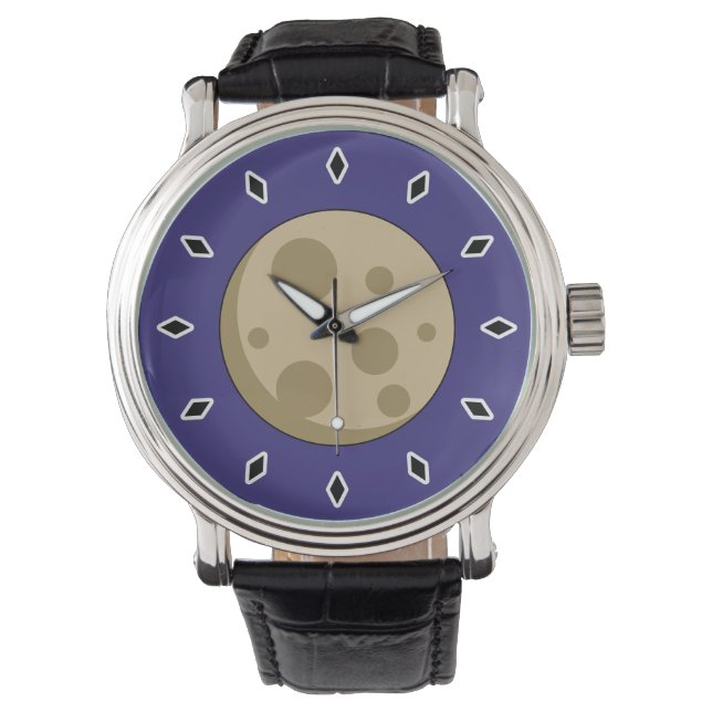 Reloj De Pulsera Luna Llena (Anverso)