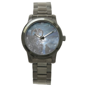 Reloj De Pulsera Luna lobo - Lobo con Golem
